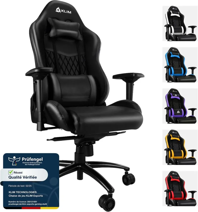 KLIM Esports — chaise gaming