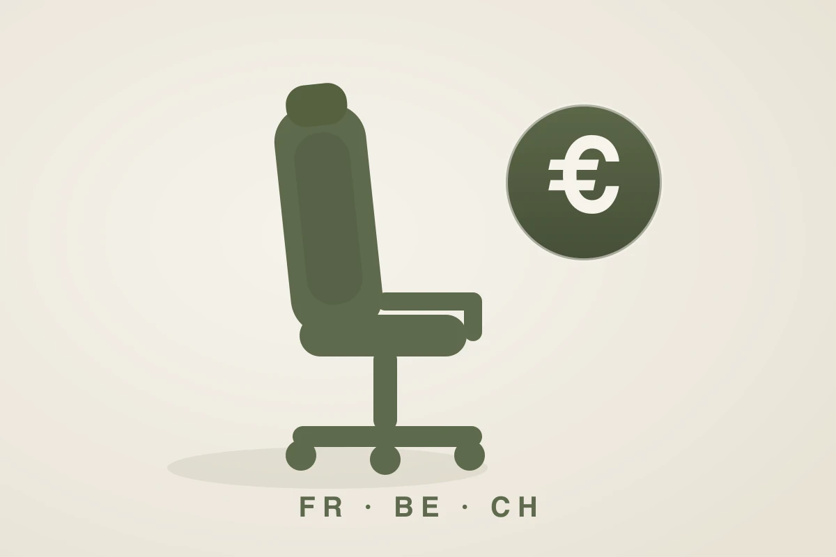 Financer une chaise ergonomique ou un bureau assis-debout en France, Belgique et Suisse